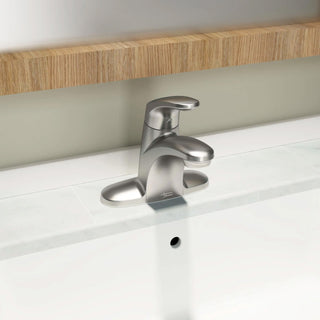 American Standard 7075000 Colony PRO Single Handle Centreset Bathroom Faucet with Drain - 1.2GPM