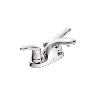 American Standard 7075200 Colony PRO Two-Handle Centerset Bathroom Faucet with Drain - 1.2GPM