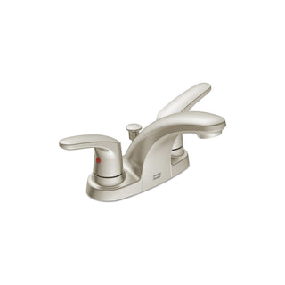 American Standard 7075200 Colony PRO Two-Handle Centerset Bathroom Faucet with Drain - 1.2GPM