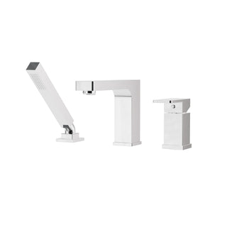 Madison 3PC Roman Tub Filler with Handshower - 5GPM
