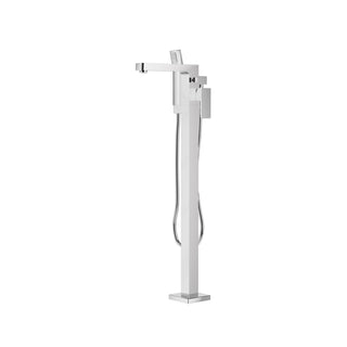 Madison Floormount Tub Filler with Handshower - 5GPM