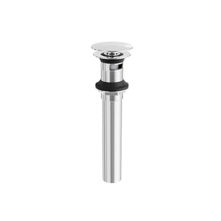 Aquabrass 899 Press Pop-up Drain with Overflow