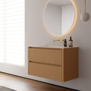 Modena 36" x 19" Floating Vanity with Top