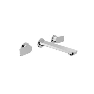 BARIL B04-8041-00L Petite Two Handle Wall Mounted Bathroom Faucet (Drain Not Included) - 1.2GPM