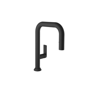 Baril TUBE CUI-9352-02L Single Hole Bar/Prep Kitchen Faucet with Pull-Down Spray - 1.8GPM