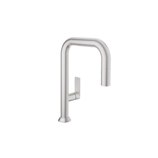 Baril TUBE CUI-9352-02L Single Hole Bar/Prep Kitchen Faucet with Pull-Down Spray - 1.8GPM