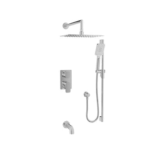 BARIL PRO-2915-04 Complete Pressure-Balanced Shower Kit with Tub Spout (Valve Included) - 2.0 GPM