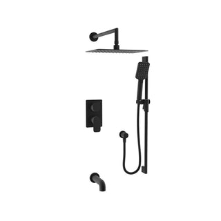 BARIL PRO-2915-04 Complete Pressure-Balanced Shower Kit with Tub Spout (Valve Included) - 2.0 GPM