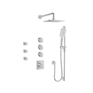 BARIL PRO-3950-04 Complete Thermostatic Shower Kit with Body Sprays (Valve Included) - 2.0 GPM