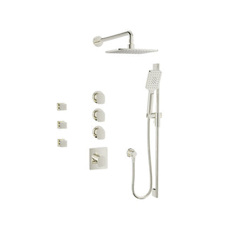 BARIL PRO-3950-04 Complete Thermostatic Shower Kit with Body Sprays (Valve Included) - 2.0 GPM