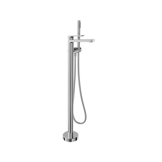BARIL T04-1110-00 Petite Floor-Mounted Tub Filler with Handshower (Valve Not Included) - 12.0 GPM