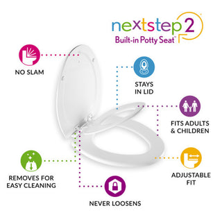 NextStep2 Child/Adjust Elongated Toilet Seat