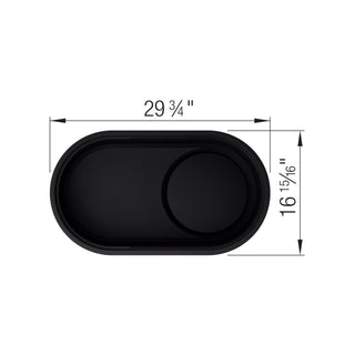 BLANCO OOVALON 30" Velgranit Kitchen Sink