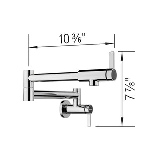 Culina II Wall-Mounted Pot Filler - 1.5 GPM