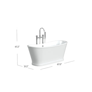 Balmoral 68 x 28 Cast Iron Bathtub