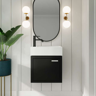 Denison 20" x 9" Wall-Hung Vanity with Top Combination