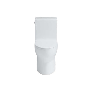 Eglinton 1PC 4.8Lpf Lined Chair Height Elongated Toilet with Seat