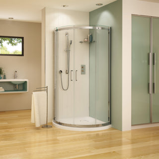 Apollo Arc 40" Curved Sliding Shower Door