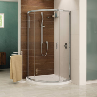 Fleurco Capri Arc 3 4mm Curved Shower Door - 72" H