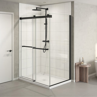 Gemini Plus Inline Bypass 48" x 36" x 79" Frameless Shower Door - 10mm Glass