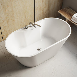 Kalma 60" x 32" One-Piece Freestanding Bathtub
