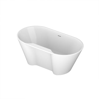 Kalma 60" x 32" One-Piece Freestanding Bathtub