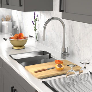 Brookmore 33 Undermount Stainless Workstation Sink