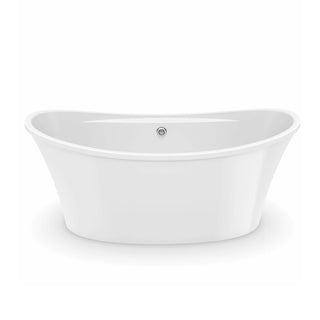 Ariosa 66" x 36" Freestanding Acrylic Bathtub - Center Drain