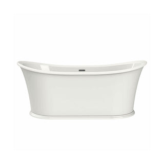 Elina 66" x 34" Acrylic Freestanding Bathtub with Center Drain