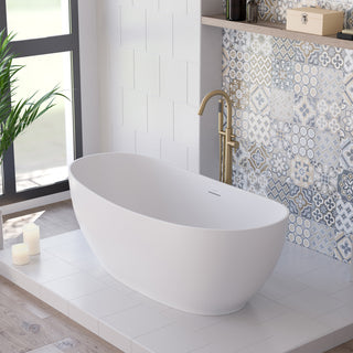 MAAX Valentina 67" x 32" Acrylic Freestanding Bathtub - Center Drain