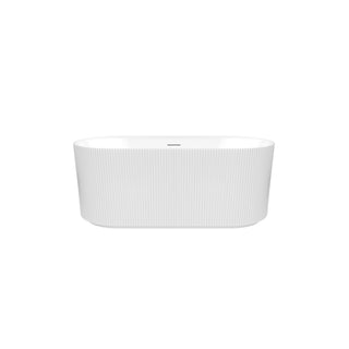 Tori 5932 Acrylic Freestanding Bathtub with Center Drain
