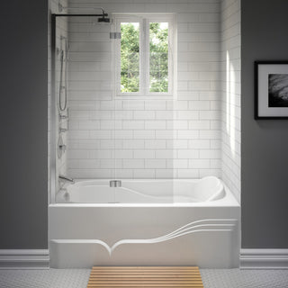 Daphne 60" x 32" IFS Acrylic Alcove Bathtub
