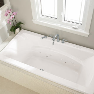 Believe 66" x 36" Acrylic Drop-in Bathtub - Center Drain