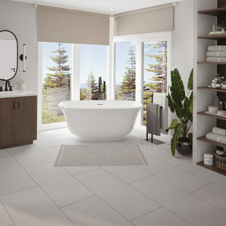 Arta 59" x 31" Acrylic Freestanding Bathtub - Center Drain