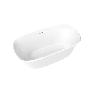 Arta 59" x 31" Acrylic Freestanding Bathtub - Center Drain