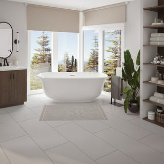 Arta 67" x 31" Acrylic Freestanding Bathtub - Center Drain