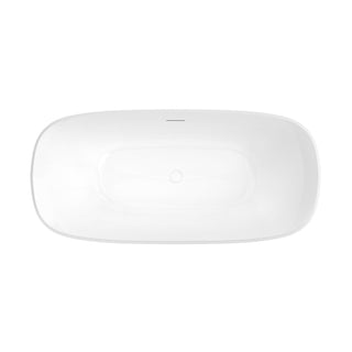 Arta 67" x 31" Acrylic Freestanding Bathtub - Center Drain