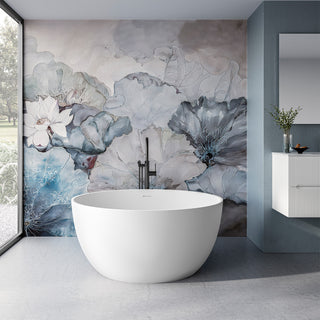 Centerpiece 48" Round Solid Surface Freestanding Bathtub