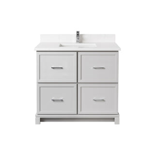 36" x 21" Vanity with Quartz Top