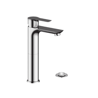Tenzo GA12H Tall Single Handle Bathroom Faucet with Drain - 1.2GPM