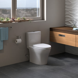 TOTO Aquia IV Dual Flush 1.28 / 0.9 GPF Elongated Toilet (Less Seat)