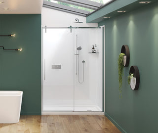 Nebula 56-1/2" to 58-1/2" x 78-3/4" Sliding Shower Door - 8mm
