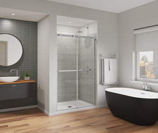 Duel Alto 44-47 x 78" 8mm Bypass Alcove Shower Door with GlassShield