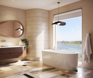 Kuja 67" x 32" Acrylic Freestanding Bathtub - End Drain